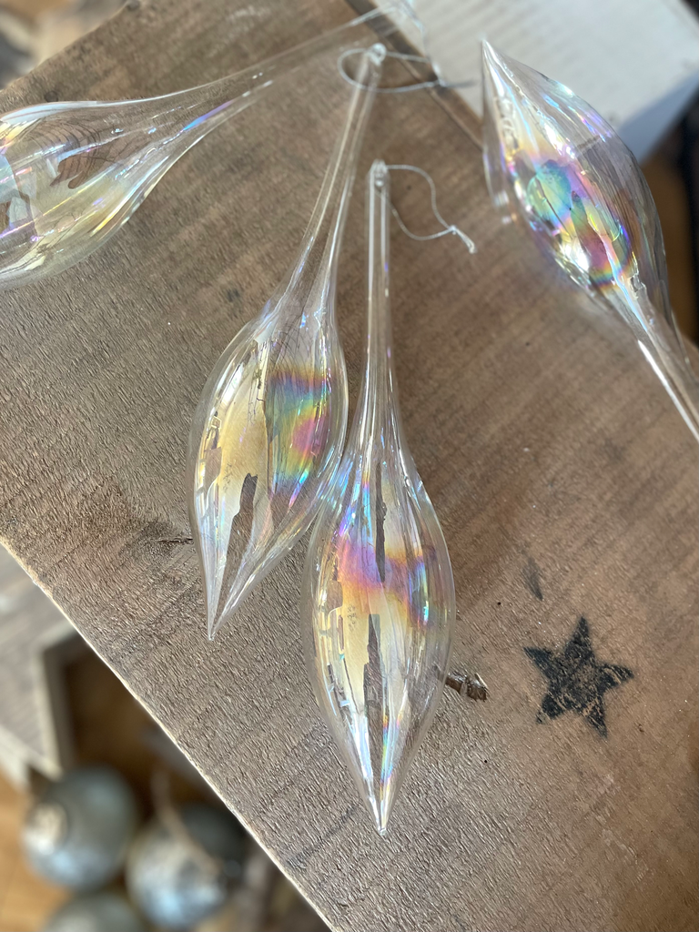 lot de 4 suspensions "larme"