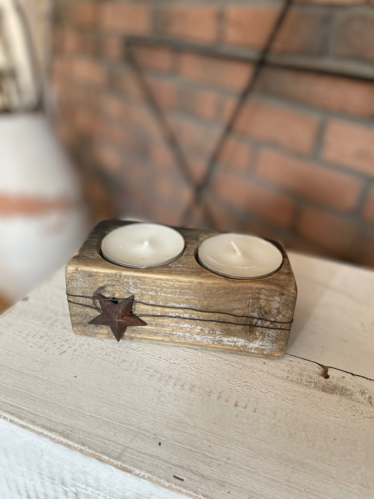 le bougeoir en bois