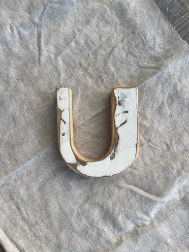 [L013] U - réversible patine blanche ou bois teinté 